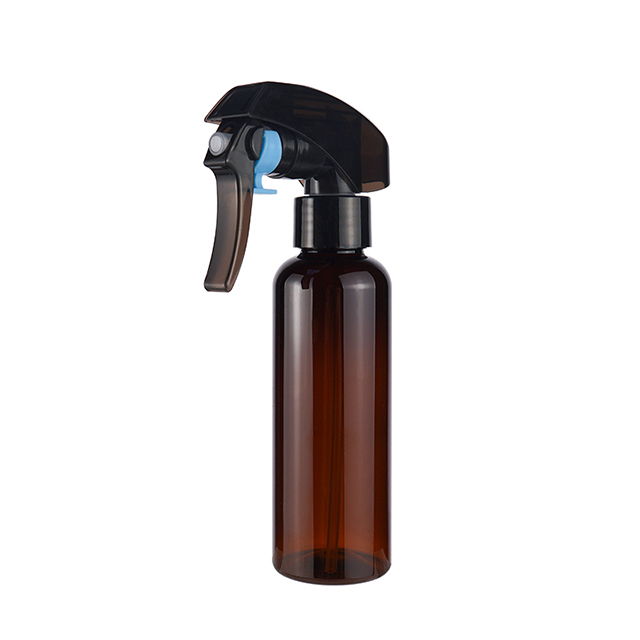 120ml 4oz Amber Plastic Spray PET Press Hair Perfume Spray Bottle