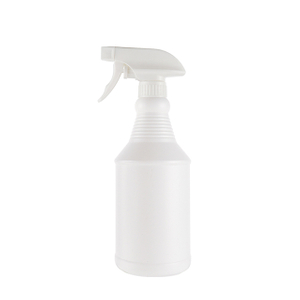 Customized Size Logo Color 750ml PE Plastic Chemical Cleaning Spray Bottle Custom Alcohol Trigger Spray Bottle