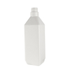 Empty Refillable Liquid Container 300ml 500ml White PE Plastic Cleaning Spray Bottles with Trigger Sprayer