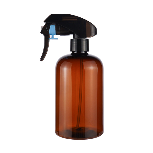 Custom PET Amber Empty Cleaner Trigger Plastic 350ml Spray Bottle