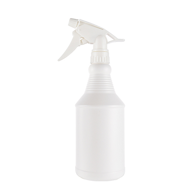 750ml PE Clean Plastic Bottle Trigger Spray Bottle with Finger Handle