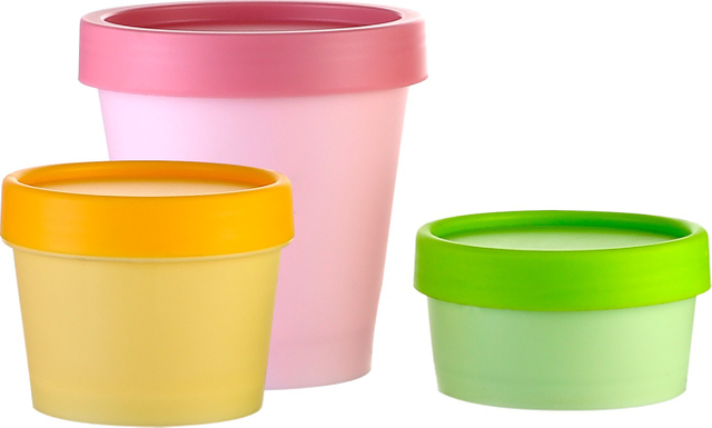 50g 100g 200g Plastic Cosmetic Cream Jar Container