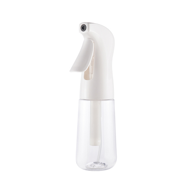 Newly Designed 200ml Plastic Fine Mist Sprayer Transparent Hair Water Continuous Spray Bottle