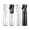Custom Electroplated Color 300ml Fine Mist Spray Bottle Reusable Hair Multifunction Continuous Spray Bottle