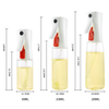 Reusable Cooking Oil Spray Bottle Multifunctional Olive Oil Vinegar Dispenser for Household Kitchen Outdoor Barbecue