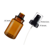 40ml 60ml 80ml 100ml Amber Skin Care Hair Shampoo Perfume Fine Mist Spray Bottle Plastic Mini Cosmetic Portable Travel-sized