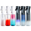 Wholesale 200ML 300ML Fine Mist Cute Water Sprayer Bottle Plastic Alcohol Hairdresser Continuous Spray Bottle