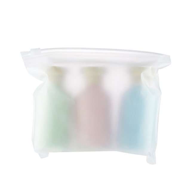100ml Colorful Plastic Shampoo Liquid Bottle with Flip Lid - Portable, Squeezable Travel Cosmetic And Personal Care Bottle Set