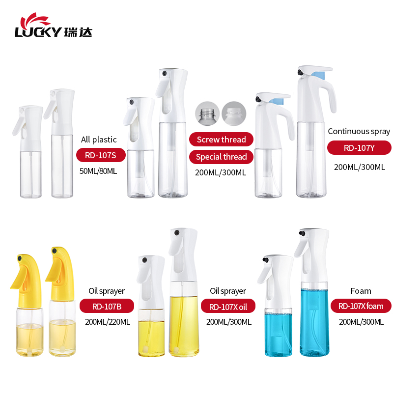 Newly Designed 500ml Plastic Home Cleaning Black Foam Spray Bottle With Continuous Foam Trigger Sprayer