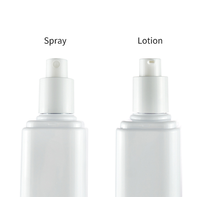 Reusable 80ml 100ml 120ml Plastic Square Mini Spray Bottle Travel-sized Lotion Pump Bottle for Personal Care Cosmetics Packaging