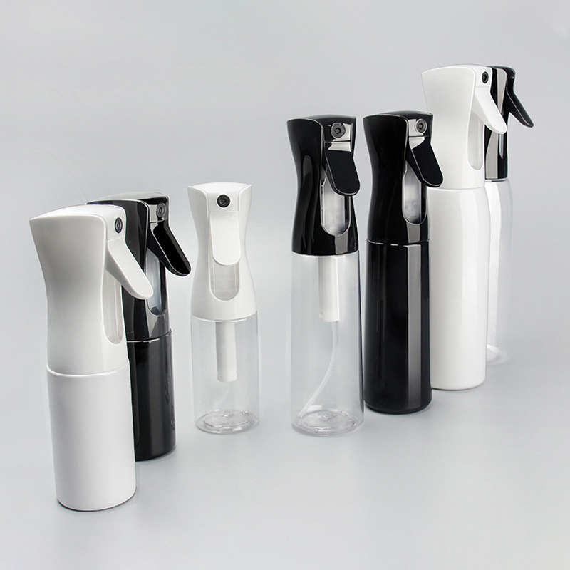 200ML Injection Matte Blue Continuous Water Hair Fine Mist Spray Bottle Plastic Alcohol Cleaning Sprayer Bottle