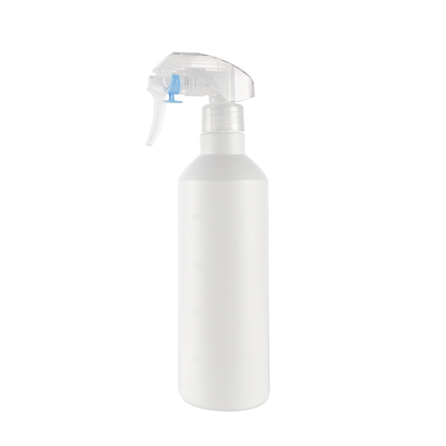 300ml 500ml Daily Chemical Packaging Bottle White PE Plastic Spray Bottle