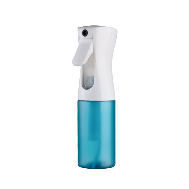 200ML Injection Matte Blue Continuous Water Hair Fine Mist Spray Bottle Plastic Alcohol Cleaning Sprayer Bottle