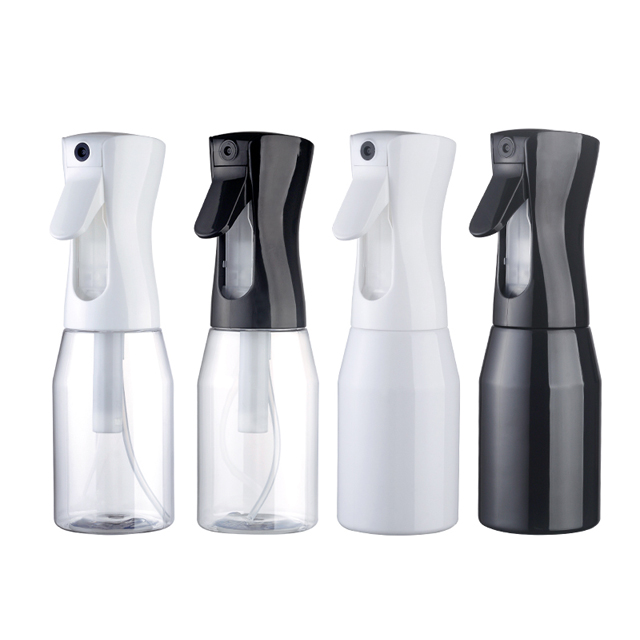 Customized 300ml PET Water Mist Sprayer Plastic Continuous Styling Hair Fine Mist Spray Bottle