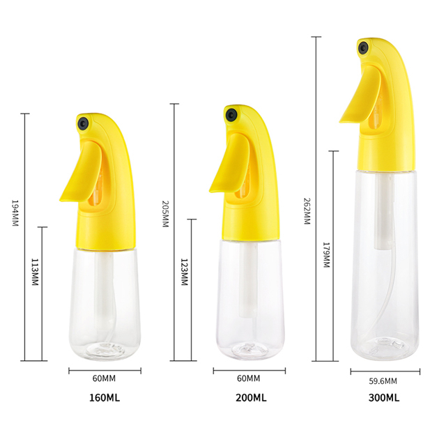 Custom Screen Printing 160ml 200ml Fine Mist Pet Color Continuous Spray Bottle Moisturizing Cosmetics Spray Bottle