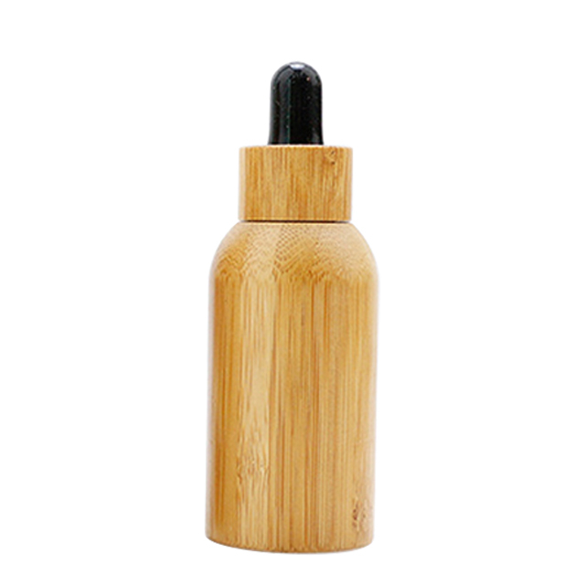 5 10 15 20 30 50ML 100ML Bamboo Lid Wood Glass Essential Oil Dropper Bottles