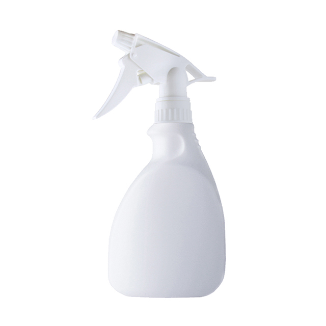 Customized 300ml Unique Style Hand Pressed White Plastic Spray Bottle