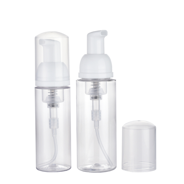 50/80ML Plastic External spring Transparent Foam Pump Bottle