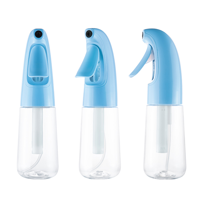 200ml Colored Cosmetic Fine Mist Spray Bottle Reusable Plastic High-Pressure Continuous Spray Bottle for Hair Care