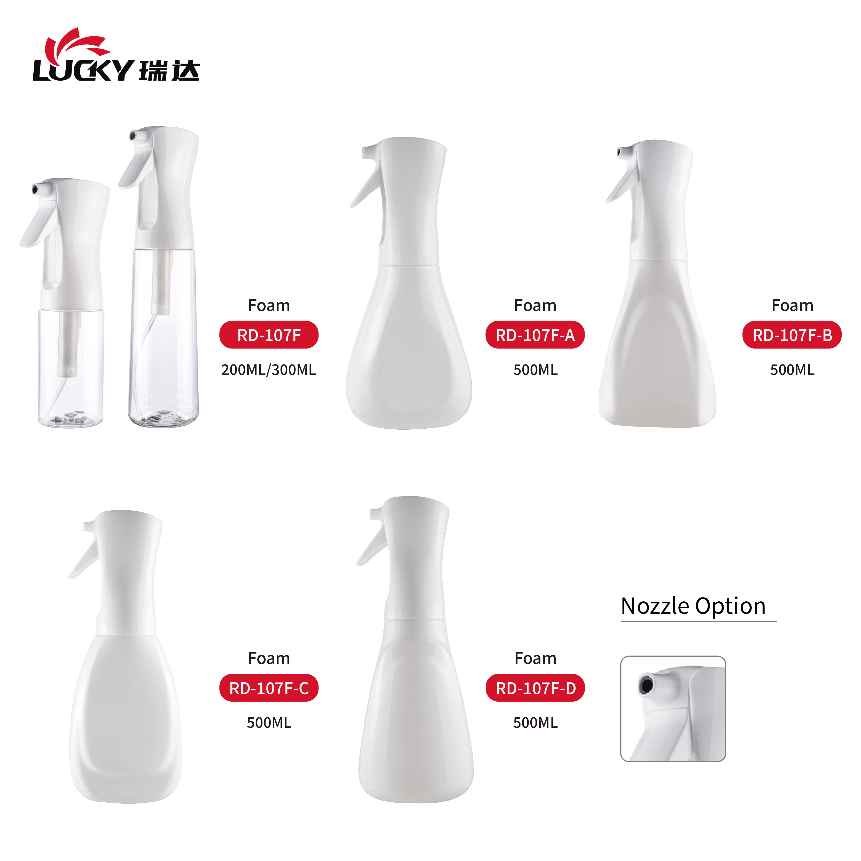 Customizable 500ml Black Plastic Empty Foam Bottle for Kitchen Oil Stain Cleaning