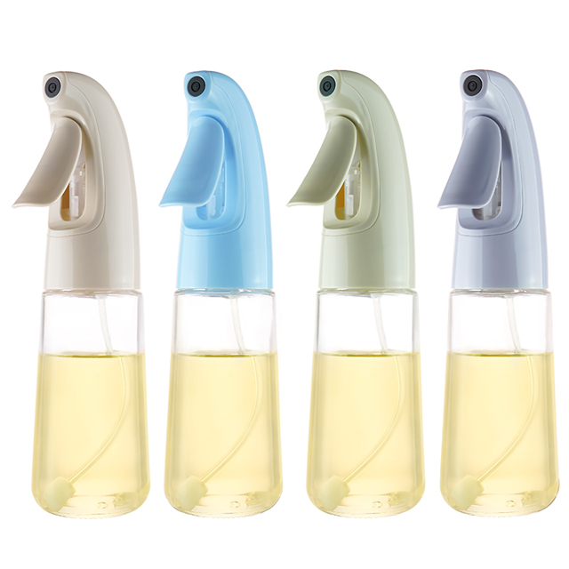 Newly Designed 180ml Kitchen Household Tool Glass Oil Spray Bottle Vinegar Olive Oil Sprayer For Cooking Barbecue
