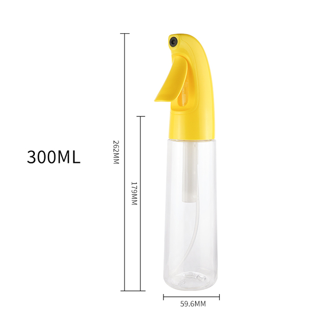 High Quality Plastic Color 300ml Reusable Empty Sprayer Bottle Cosmetics Personal Care Alcohol Continuous Spray Bottle