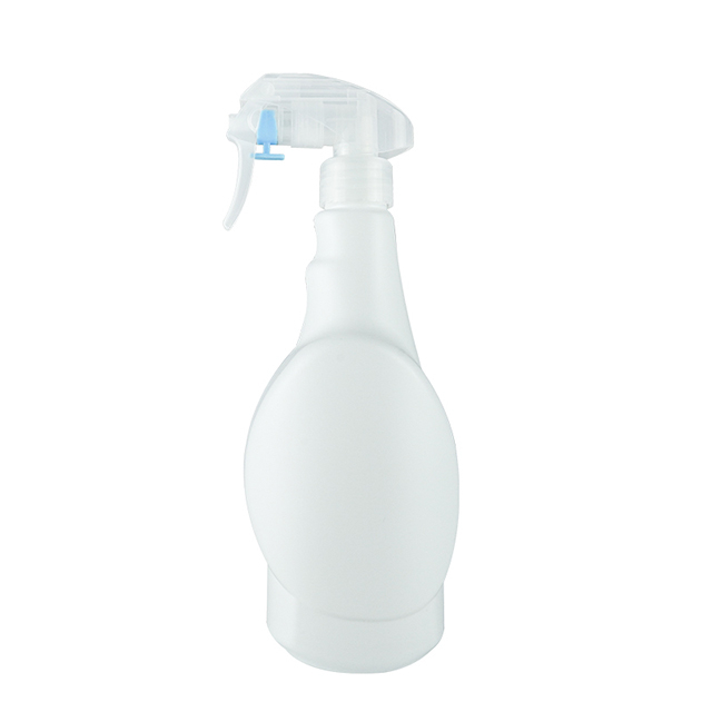 Factory 500ml Alcohol Spray Bottle White HDPE Kitchen Cleaning Trigger Sprayer Bottle