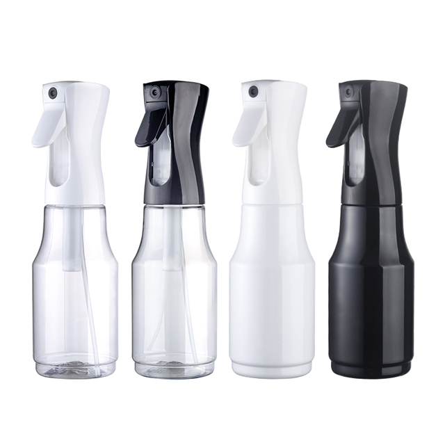 450ml 15oz Household Indoor Deodorant Plastic Sprayer Bottles PET Black Mist Continuous Spray Bottle