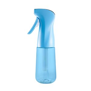 New Fashion Plastic Pet 200ml 300ml Continuous Spray Bottle for Hairdressing Moisturizing Home Alcohol Cleaning