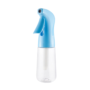 160ml 200ml Blue Clear Plastic Fine Mist Trigger Spray Bottle Hair Salon Continuous Spray Bottle
