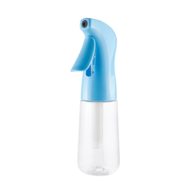 160ml 200ml Blue Clear Plastic Fine Mist Trigger Spray Bottle Hair Salon Continuous Spray Bottle
