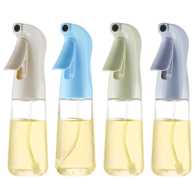 Hot Selling Newly 180ml Color Olive Oil Sprayer Glass Oil Spray Bottle for Kitchen Cooking BBQ