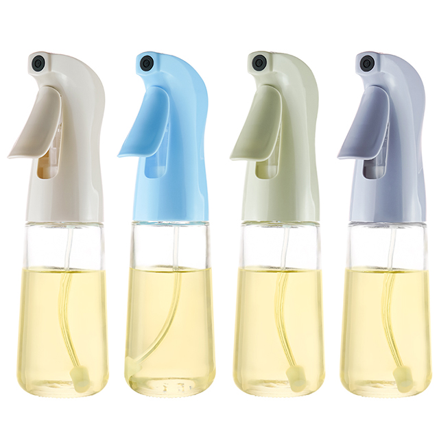 Hot Selling Newly 180ml Color Olive Oil Sprayer Glass Oil Spray Bottle for Kitchen Cooking BBQ