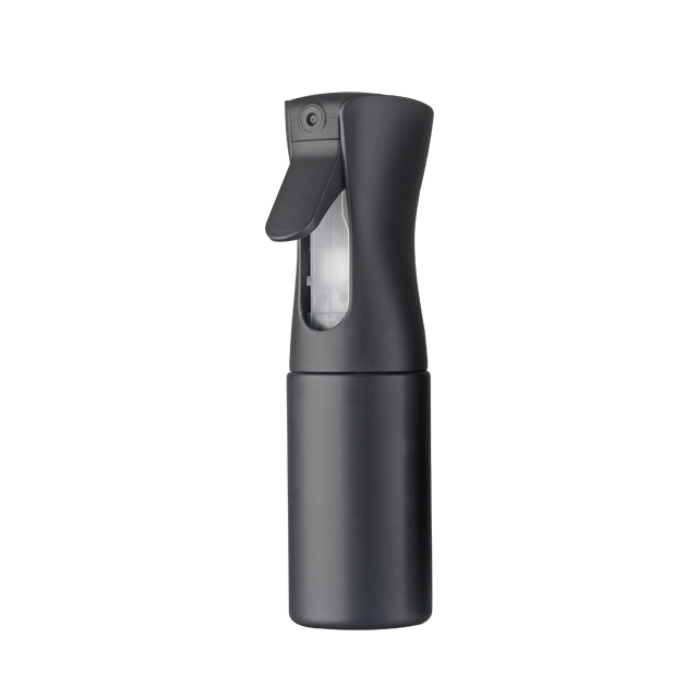 China High Quality 200ML 300ML Matte Black Water Hair Spray Plastic Sprayer Bottle Alcohol Fine Mist Continuous Spray Bottle