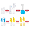 Newly Designed 160ml 200ml Blue Clear Plastic Fine Mist Trigger Spray Bottle Hair Salon Continuous Spray Bottle