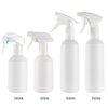 300ml 500ml White Pet Empty Alcohol Plastic Hair Plastic Trigger Spray Bottle