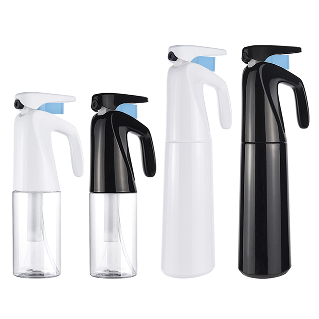 200ml 300ml Empty Hair Alcohol Sprayer Bottle Plastic Fine Mist Continuous Spray Bottle for Personal Care Household Cleaning