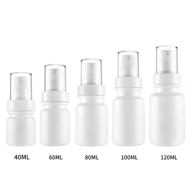 40ml 60ml 80ml 100ml Amber Skin Care Hair Shampoo Perfume Fine Mist Spray Bottle Plastic Mini Cosmetic Portable Travel-sized