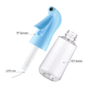 Factory Newly Designed 200ml Color Pet Continuous Spray Bottle for Personal Care Household Cleaning