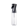 Wholesale 300ml White Black Plastic Fine Mist Continuous Spray Bottle Reusable Salon Hair Sprayer Bottle