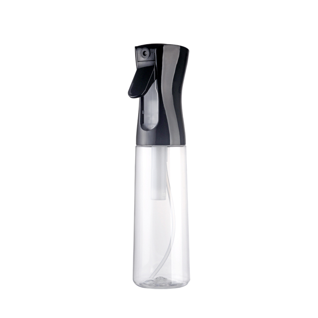 Wholesale 300ml White Black Plastic Fine Mist Continuous Spray Bottle Reusable Salon Hair Sprayer Bottle