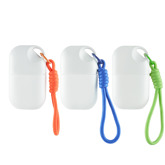 40ml Reusable Plastic PE Sunscreen Bottle Empty Lotion Bottle with Lanyard for Personal Skin Care And Outdoor Travel