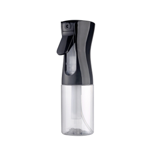 Manufacturers 160ml 5oz PET Water Continuous Sprayer Plastic Fine Mist Salon Black Hair Spray Bottle for Face