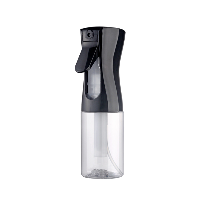 Manufacturers 160ml 5oz PET Water Continuous Sprayer Plastic Fine Mist Salon Black Hair Spray Bottle for Face
