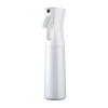 Custom 350ml Black White PET Continuous Mist Spray Bottle Indoor Cleaning And Hair Salon Barber