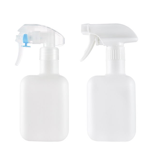 Custom 300ml HDPE Trigger Sprayer Bottle Reusable Empty Plastic Bottle for Kitchen Home Surface Cleaning