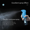 160ml 200ml Blue Clear Plastic Fine Mist Trigger Spray Bottle Hair Salon Continuous Spray Bottle