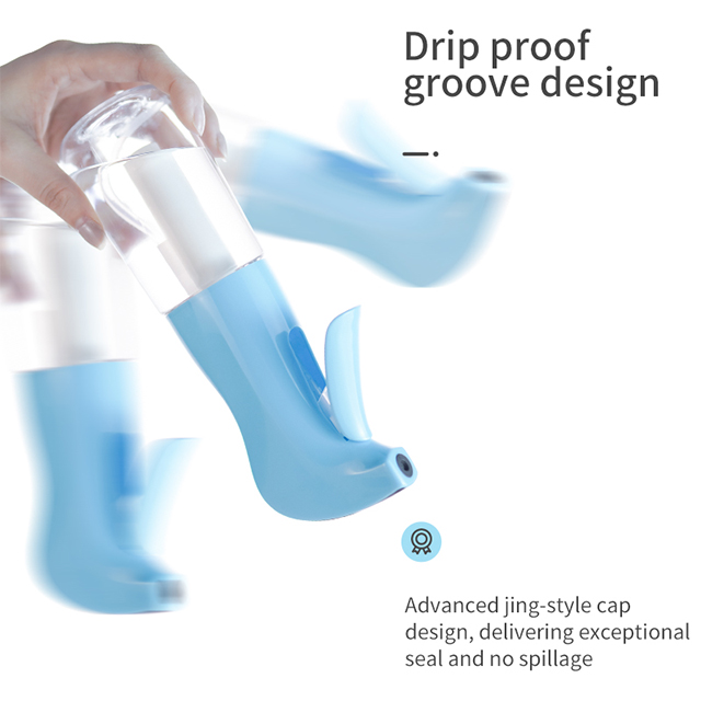 Factory Newly Designed 200ml Color Pet Continuous Spray Bottle for Personal Care Household Cleaning