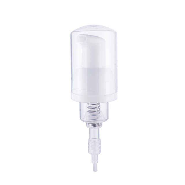 28mm Plastic Soap Foaming Dispenser White Mousse Foam Pump