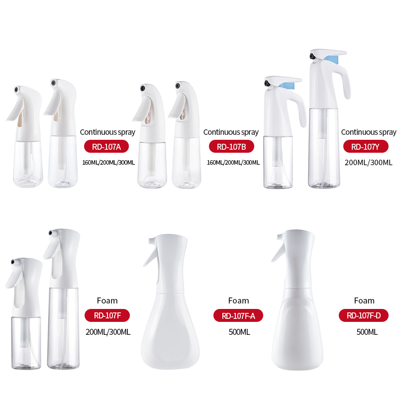 Custom Color 500ml Foam Sprayer Bottle Plastic Empty Soap Dispenser for Daily Washing Cleaning Use